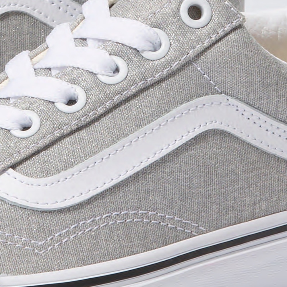 [ nib ] Vans Old Skool Silver Lurex Sneakers - Picture 6 of 6
